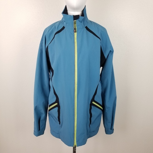 Kerrits Jackets & Blazers - Kerrits Blue Stretch H2O Waterproof Shell Large
